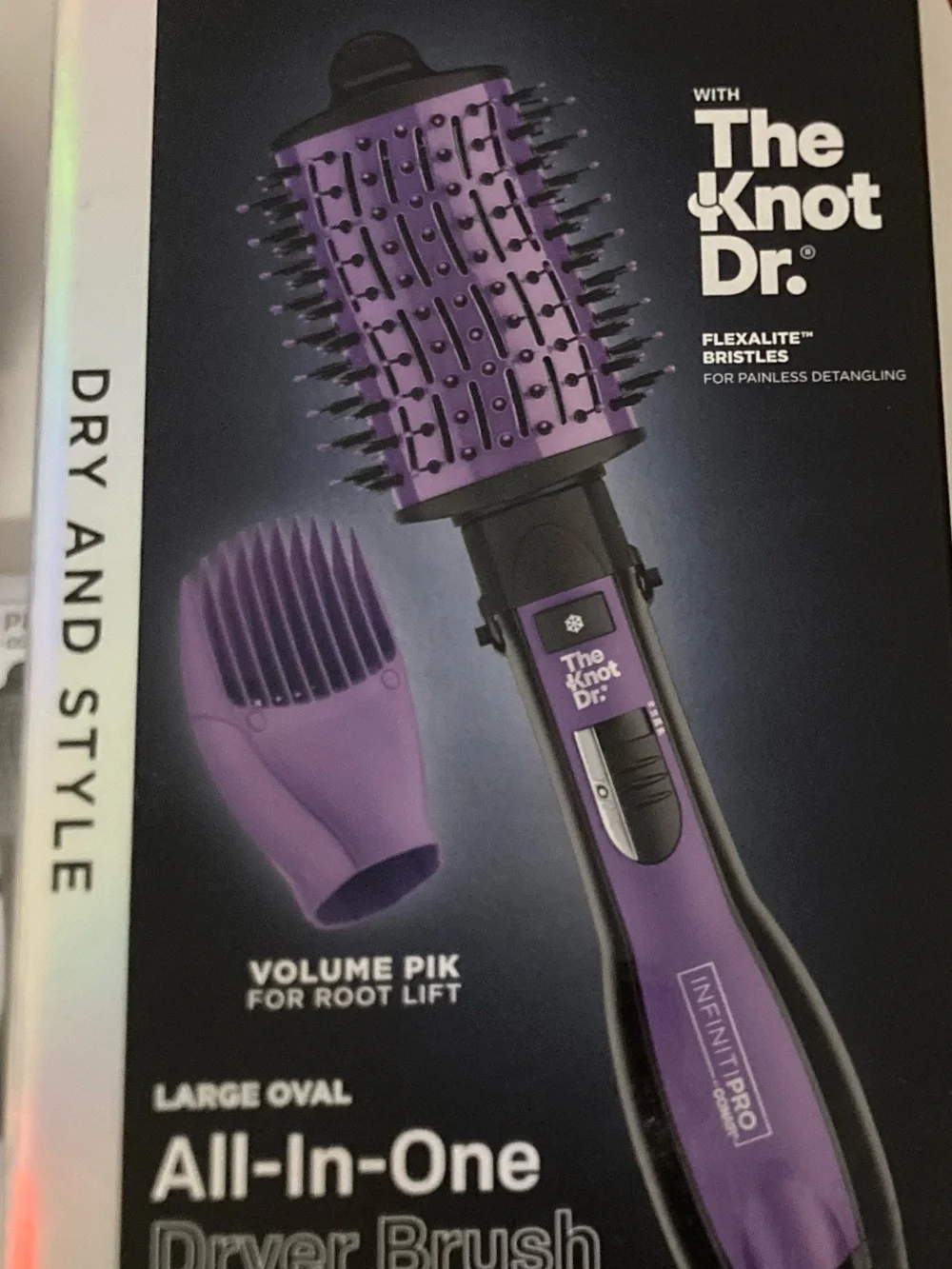 All-In-One Dryer Brush - Purple